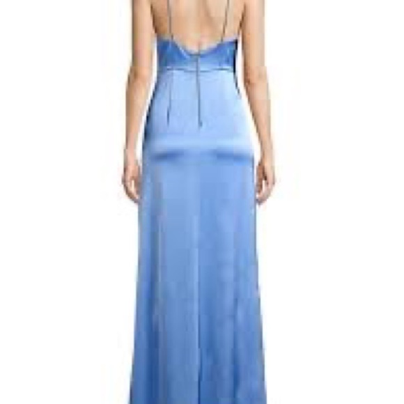 NWT. Alice + Olivia Diana V-Neck High Slit Maxi Dress Formal Gown. NWT. - Picture 12 of 17